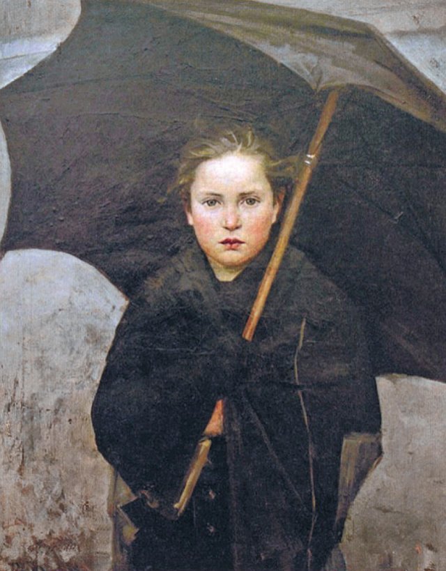 마리 바시키르체프 ‘우산’, 1883년.