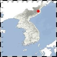 4일 오전 2시15분쯤 함경북도 길주군 북북서쪽 33㎞ 지역에서 리히터 규모 2.1의 지진이 발생했다. (기상청 제공)© 뉴스1