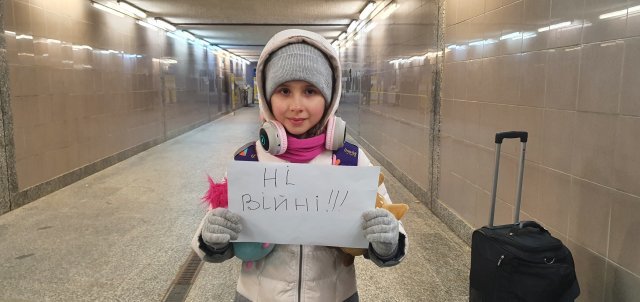 7세 소녀 소피아의 메시지 ‘전쟁은 그만!’