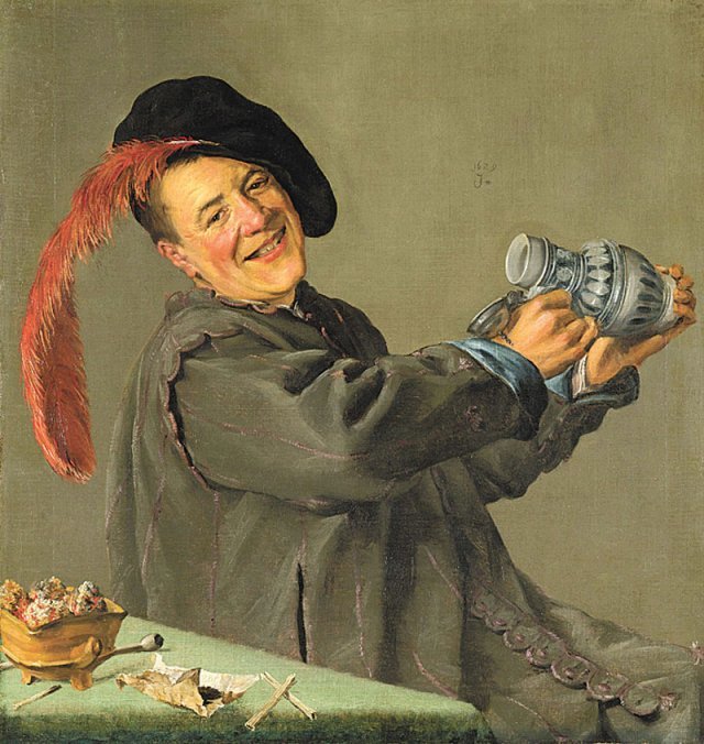 유딧 레이스터르 ‘즐거운 술꾼’, 1629년.