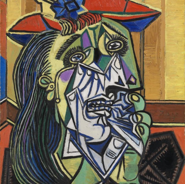 피카소는 마르의 초상화를 다수 남기기도 했는데, 1937년 일그러진 여성의 얼굴을 담은 ‘우는 여자’도 피카소가 마르를 표현한 작품이다. 소더비 제공