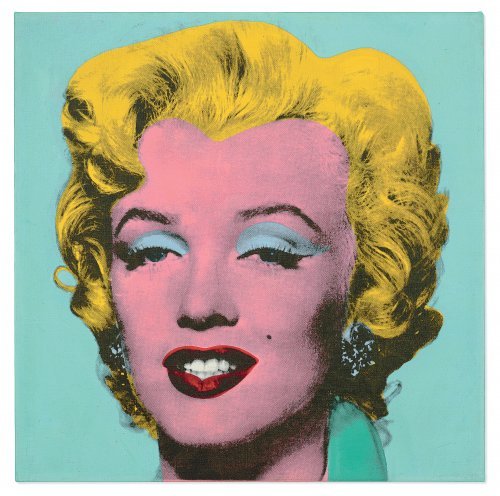 5월 미국 뉴욕의 크리스티 경매에 등장할 예정인 앤디 워홀의 1964년 작품 ‘샷 세이지 블루 매릴린’. 크리스티 제공