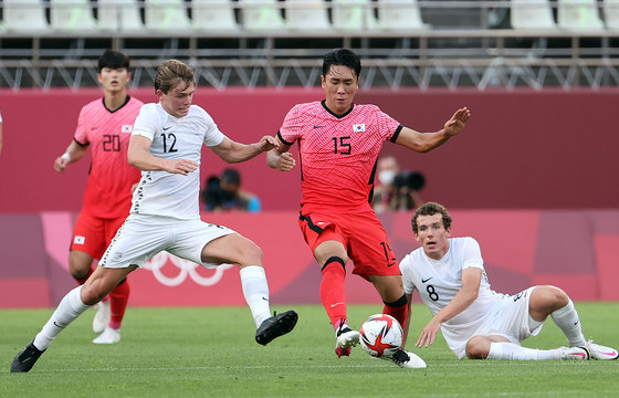 어깨 부상으로 대표팀에서 하차한 원두재. /뉴스1 © News1