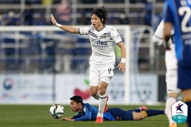 인천 유나이티드의 김광석. 한국프로축구연맹 제공