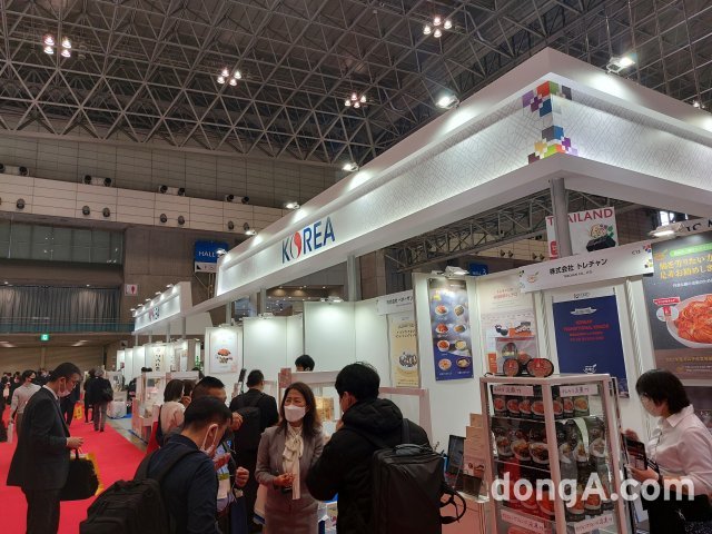 도쿄식품박람회(FOODEX JAPAN) 참가 모습. 사진=한국농수산식품유통공사 제공