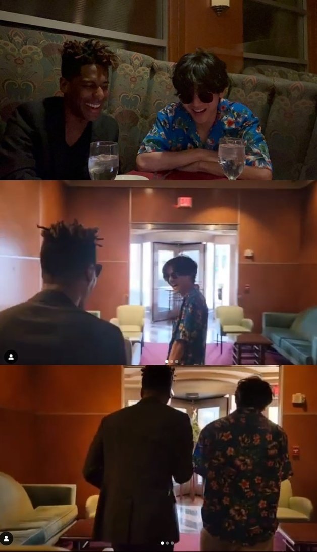 뷔 , 존 바티스트 / 인스타그램© 뉴스1