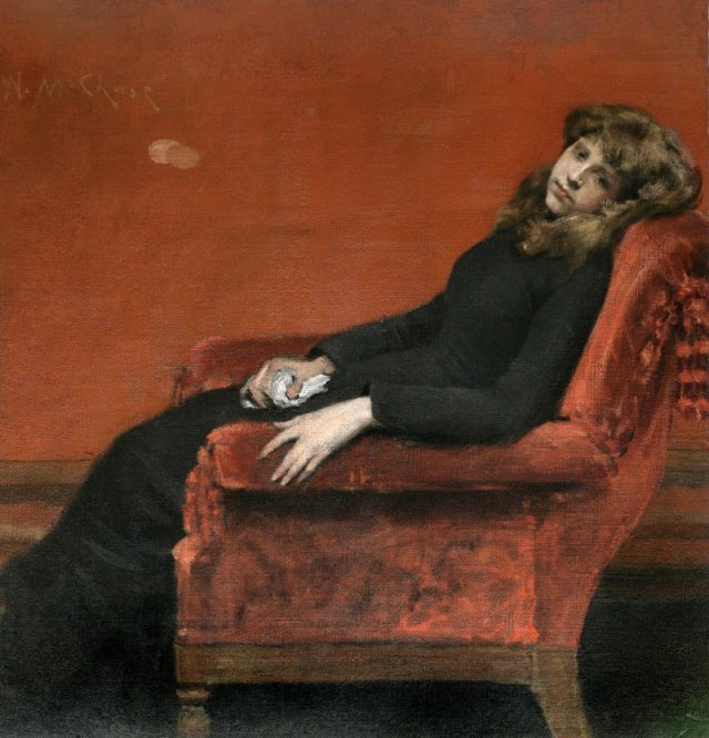 윌리엄 체이스 ‘어린 고아’, 1884년.