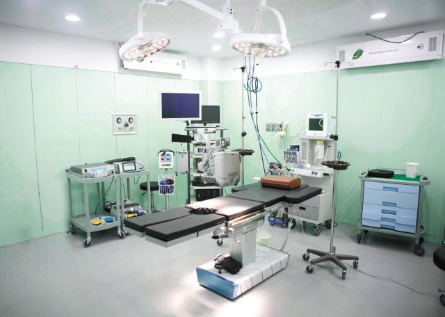 가자연세병원은 헤파필터 설치, 항온항습 공조 및 에어샤워 시스템을 갖춘 ‘무균 청정 수술실’을 운영하고 있다.
