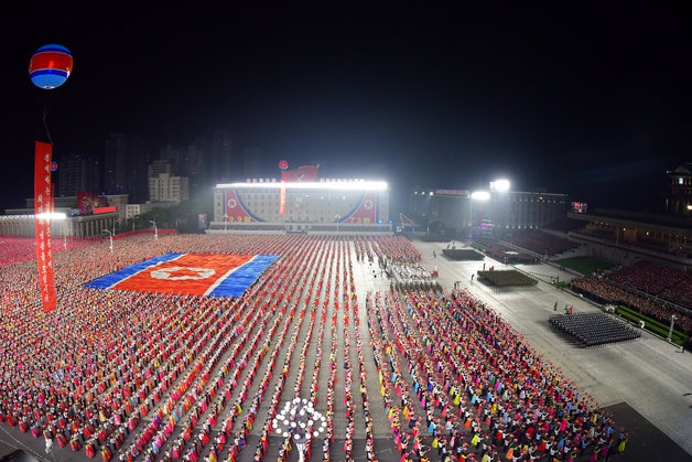 북한이 작년 9월9일 실시한 열병식의 모습. 평양노동신문