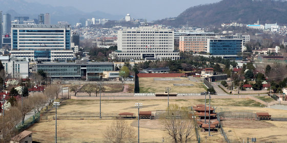 서울 용산구에 위치한 국방부 청사의 모습. 2022.4.4/뉴스1