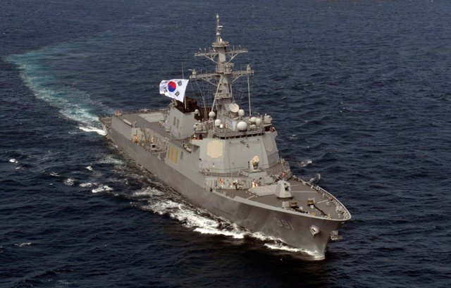 대한민국 해군 이지스구축함인 세종대왕함. 해군본부 제공