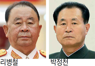 ‘北 핵-미사일 주역 2인’ 리병철-박정천 열병식 등장