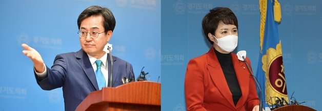 더불어민주당 김동연(왼쪽)-국민의힘 김은혜(오른쪽) 경기도지사 후보. 뉴스1