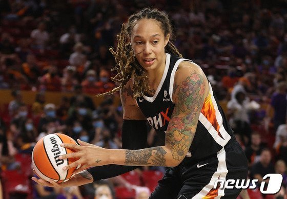 미국여자프로농구(WNBA) 스타 브리트니 그라이너. © AFP=뉴스1