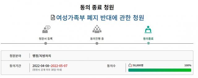 국회 국민동의청원 홈페이지