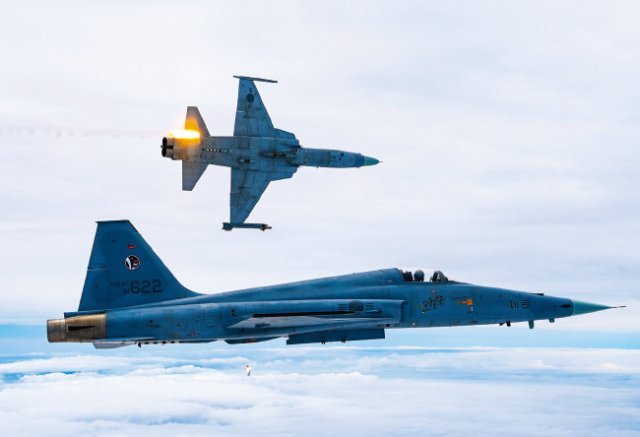 냉전시대 미국이 우방국에 판매 및 제공한 F-5 전투기. [사진 제공 · 공군]