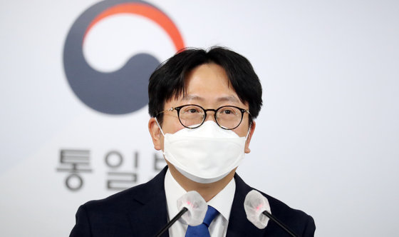 조중훈 통일부 대변인. 2022.5.16 뉴스1