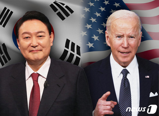 윤석열 대통령(왼쪽)과 조 바이든 미국 대통령. © News1