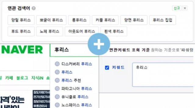 키워드를 확장하는 여러가지 방법. 출처 = 네이버 캡처화면