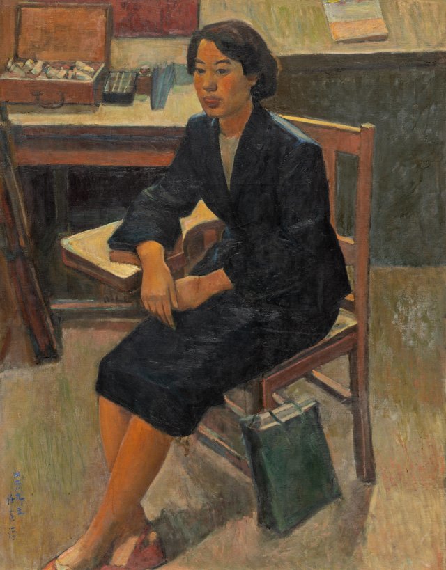 임직순, 여인 좌상, 1956, 광주시립미술관 제공