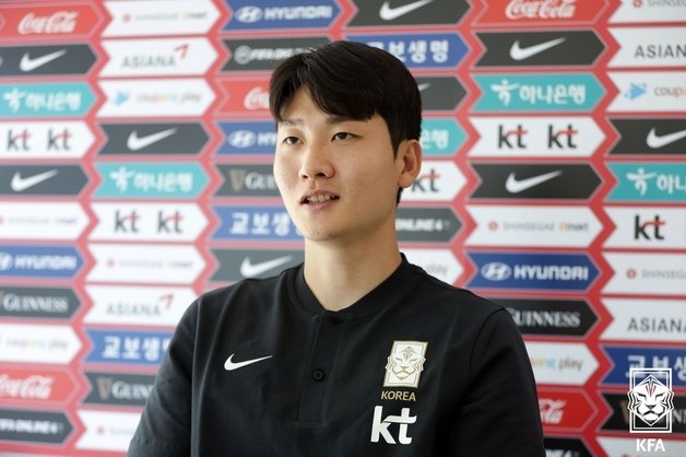 국가대표팀에 처음 발탁된 김동현(대한축구협회 제공)© 뉴스1