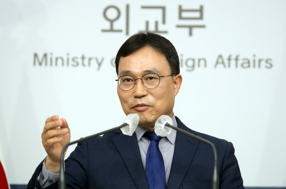 최영삼 외교부 대변인. 뉴스1