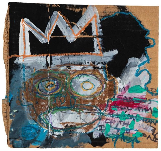 장 미셸 바스키아, Untitled (Self-Portrait or Crown Face II), 1982