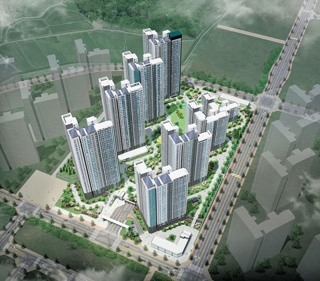 대우건설은 6월 충북 음성 기업복합도시에서 두 번째 푸르지오 단지 ‘음성 푸르지오 센터피크’를 분양한다. 총 875채 규모로 조성된다. 대우건설 제공
