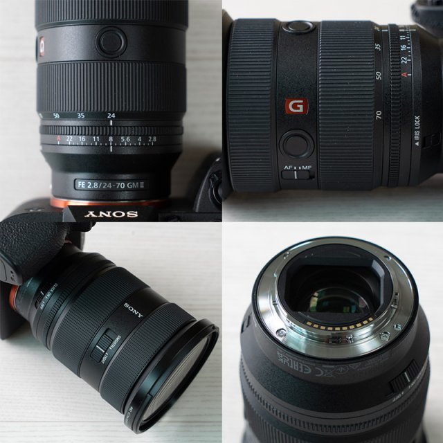 FE 24-70mm F2.8 GM II의 상단, 측면, 하단, 마운트. 출처=IT동아