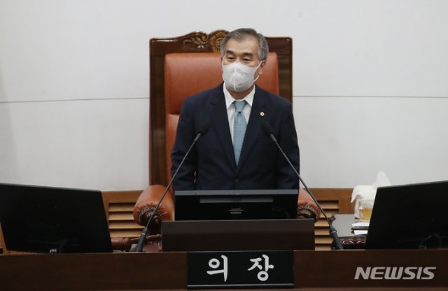 김현기 서울시의회 신임 의장.