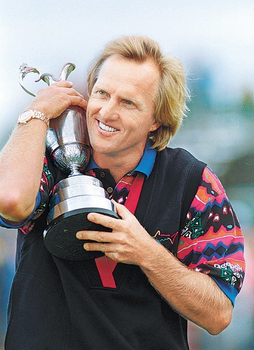 1993년 디 오픈 챔피언십(브리티시 오픈)에서 우승을 차지한 그레그 노먼. AP 뉴시스
