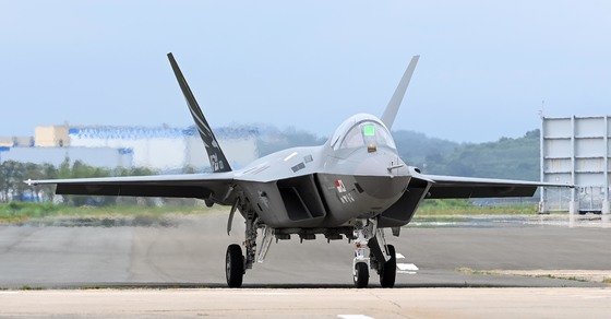 국산 전투기 KF-21 ‘보라매’ 시제 1호기. 2022.7.8/뉴스1 © News1 사진공동취재단