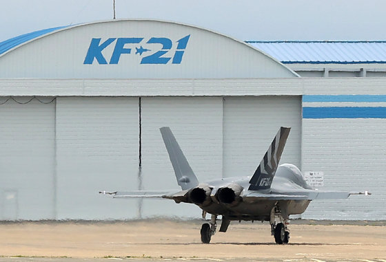 한국형 전투기 KF-21 ‘보라매’ 시제 1호기. 2022.7.8/사진공동취재단
