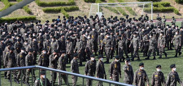 충남 논산 육군훈련소 훈련병. 2022.5.27/뉴스1