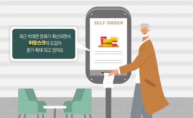 노년층 소비자, 장애인을 위한 키오스크 기술이 속속 등장한다. 출처 = 한국소비자원