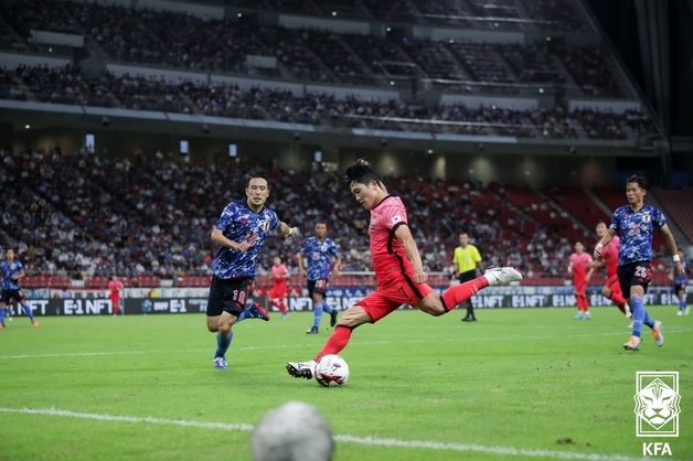 한국이 일본에 0-3으로 졌다.(대한축구협회 제공)© 뉴스1