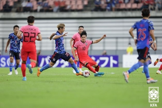 한국이 일본에 0-3으로 졌다.(대한축구협회 제공)© 뉴스1