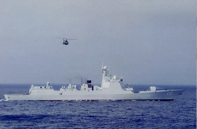 중국해군의  52D형 구축함 쿤밍. 사진출처 naval-technology.com