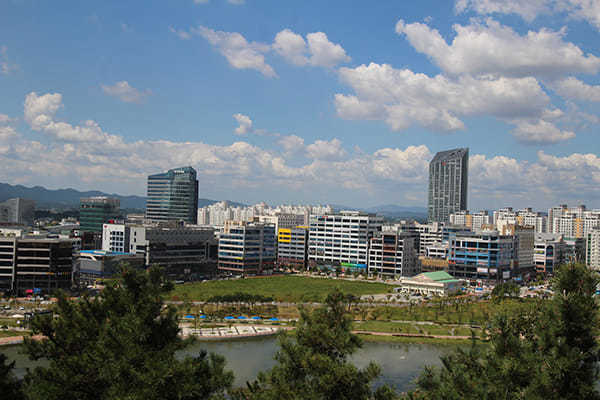 한국전력 등 주요 공기업들이 입주해 있는 나주 빛가람혁신도시 전경. ⓒ News1