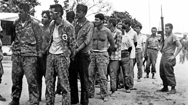 피그만 침공 작전에 투입된 군인들. 대부분 미국 내 쿠바 망명자들로 이뤄졌다. 존 F 케네디 도서관