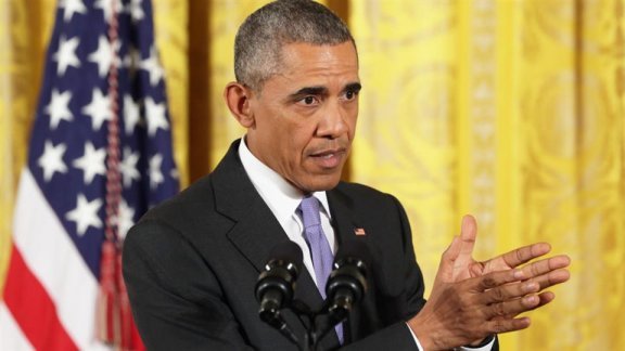 2015년 이란 핵협상 타결 후 기자회견을 하는 버락 오바마 대통령. 백악관 홈페이지