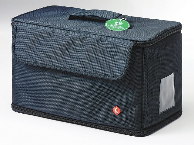 R-PET 원단 활용한 한우 선물세트 가방.