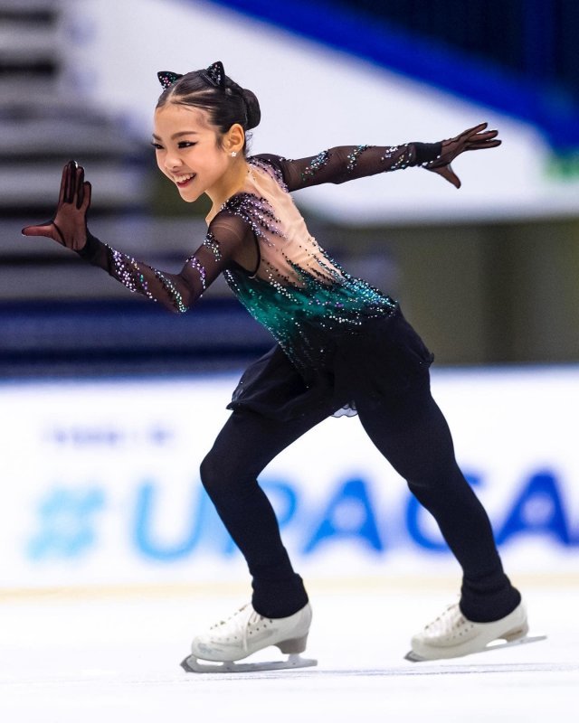 피겨스케이팅 여자 싱글 기대주 권민솔(목동중)이 2022~2023 국제빙상경기연맹(ISU) 피겨 주니어 그랑프리 2차대회서 은메달을 땄다. 서울=뉴시스