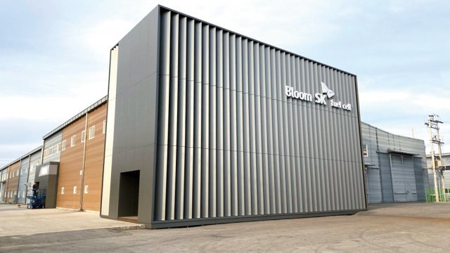 SK에코플랜트가 미국 블룸에너지와 함께 설립한 블룸SK퓨얼셀의 친환경 연료전지 제조공장. SK에코플랜트 제공