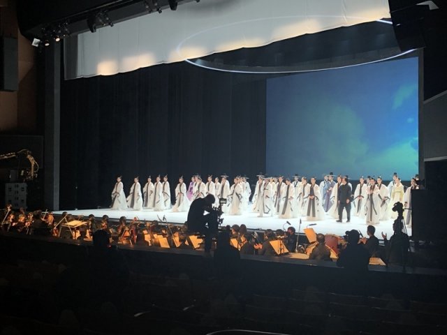 경기아트센터의 공연예술 영상화 제작 현장. 제공=경기아트센터