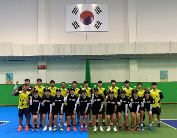 한국 소프트테니스 대표팀. 대한소프트테니스협회 제공