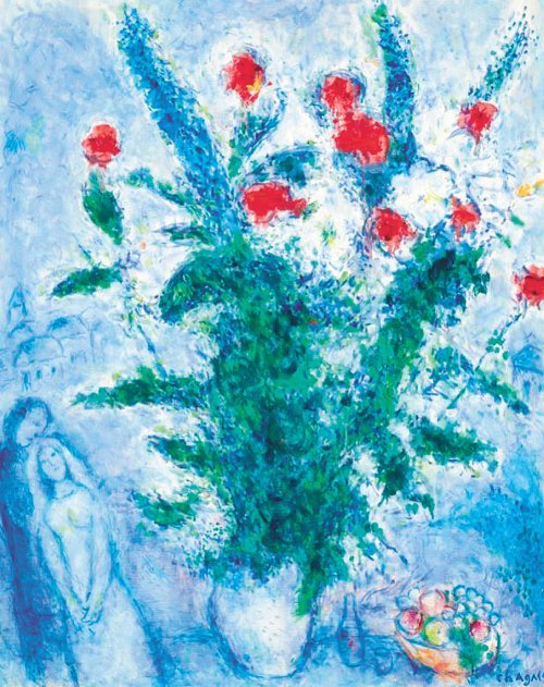 마르크 샤갈의 ‘결혼 꽃다발’(1977∼1978년). 국립현대미술관 제공