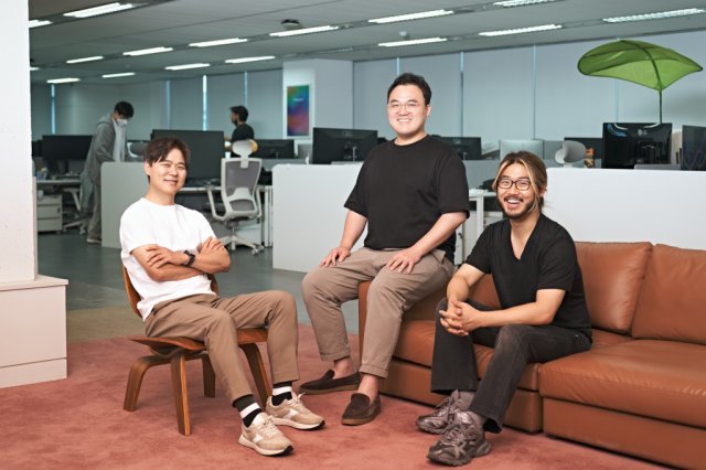 스윗의 임상석 CTO, 박진호 한국지사장, 이주환 CEO(왼쪽부터), 출처: 스윗테크놀로지