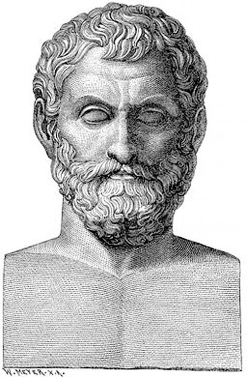 밀레토스의 현자 탈레스의 흉상을 본뜬 기원전 4세기 초상화. 사진 출처 위키피디아
