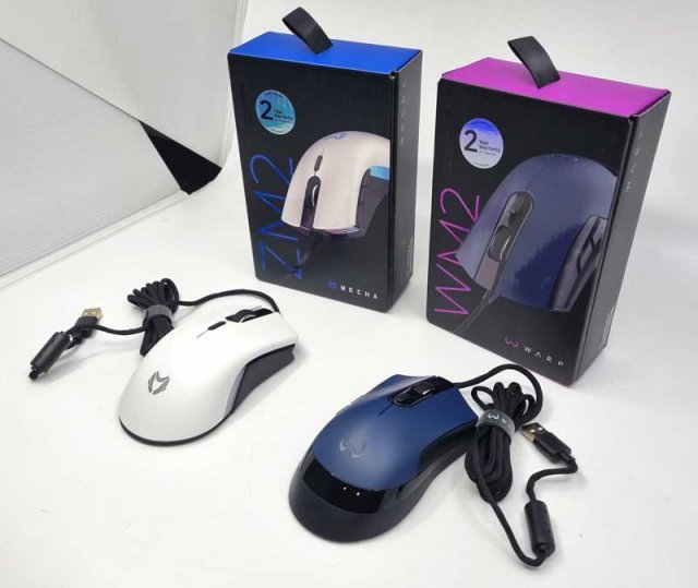 마이크로닉스 워프 메카 ZM2(왼쪽)와 워프 WM2(오른쪽) (출처=IT동아)